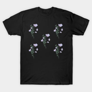 Lavender Floral pattern design T-Shirt